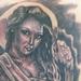 Tattoos - black and gray angel tattoo - 58858